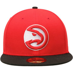 Atlanta Hawks Team Color 2Tone 59FIFTY Fitted Hat Red/Black | New Era discount