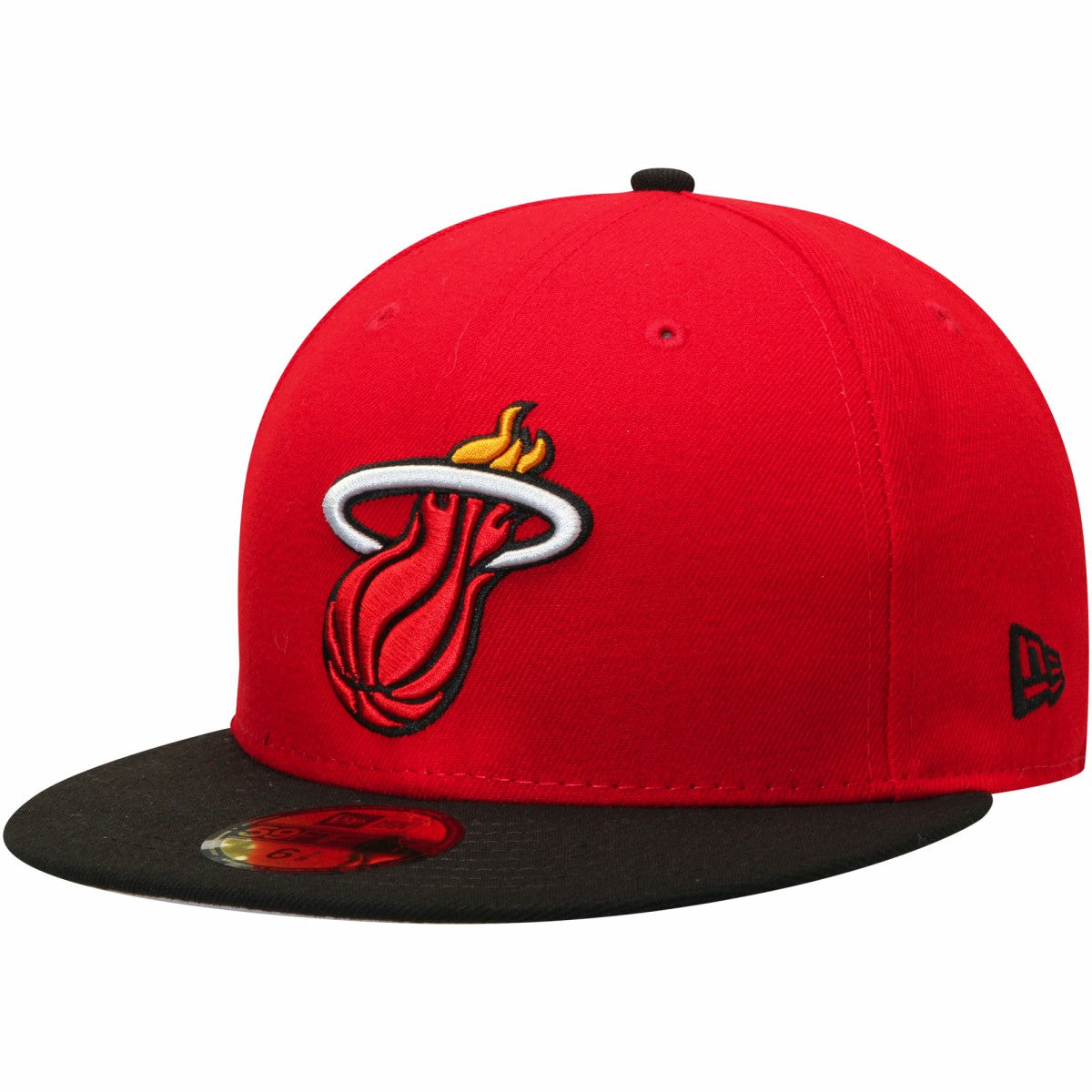 Miami Heat Team Color 2Tone 59FIFTY Fitted Hat Red/Black | New Era outlet