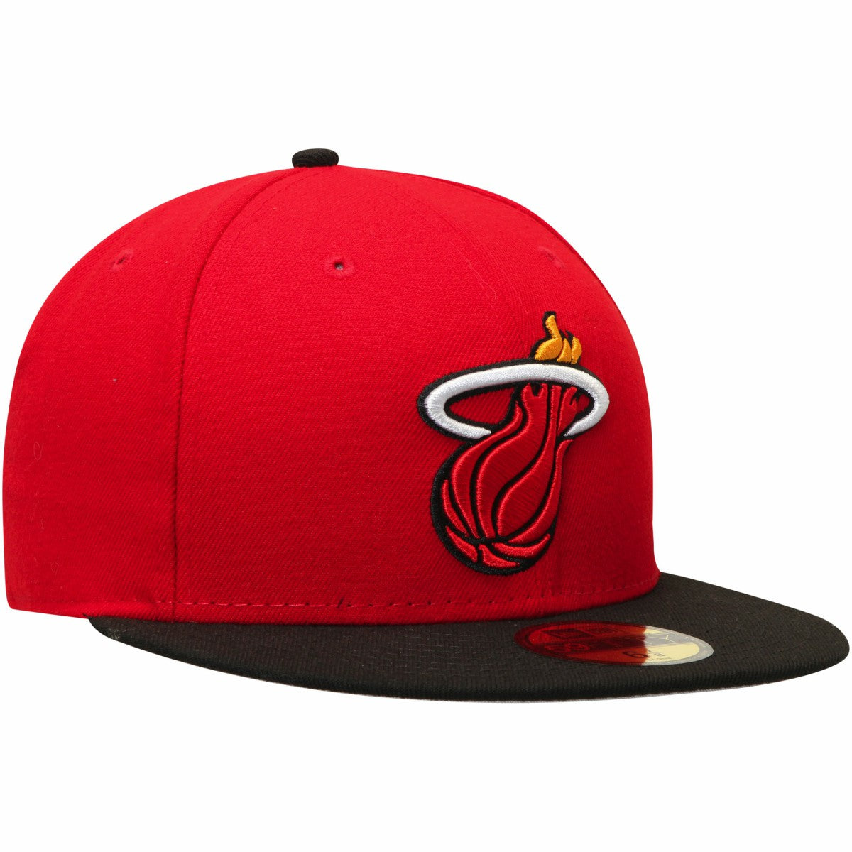 Miami Heat Team Color 2Tone 59FIFTY Fitted Hat Red/Black | New Era outlet