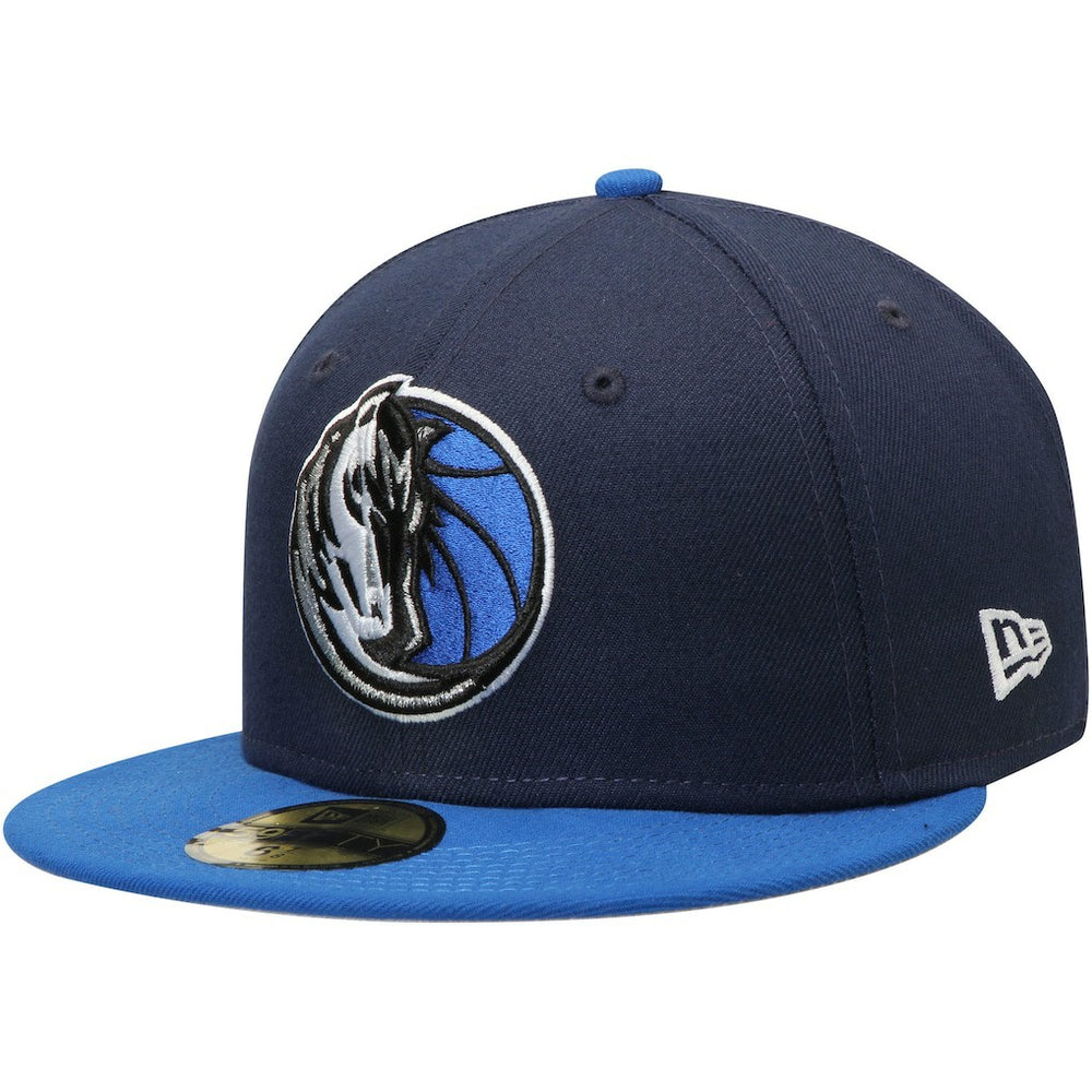 Dallas Mavericks Team Color 2Tone 59FIFTY Fitted Hat for sale Navy/Blue | New Era outlet