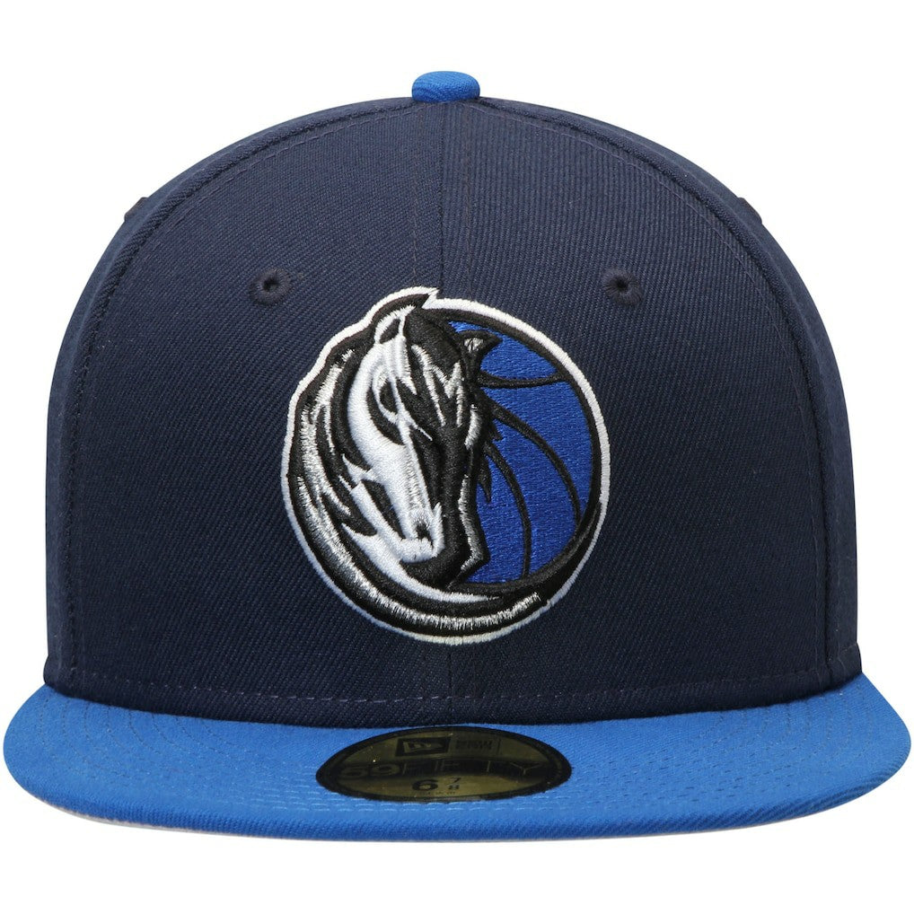 Dallas Mavericks Team Color 2Tone 59FIFTY Fitted Hat for sale Navy/Blue | New Era outlet