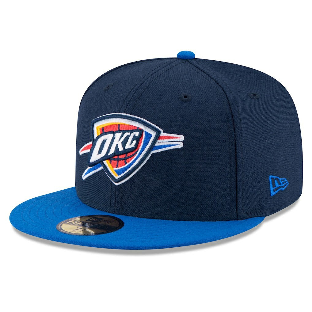 Oklahoma City Thunder Team Color 2Tone 59FIFTY Fitted Hat Navy/Royal | New Era online