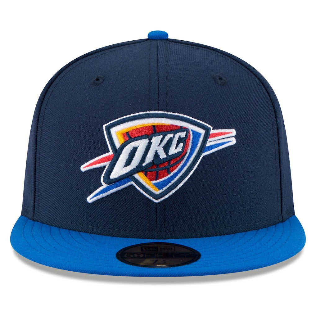 Oklahoma City Thunder Team Color 2Tone 59FIFTY Fitted Hat Navy/Royal | New Era online