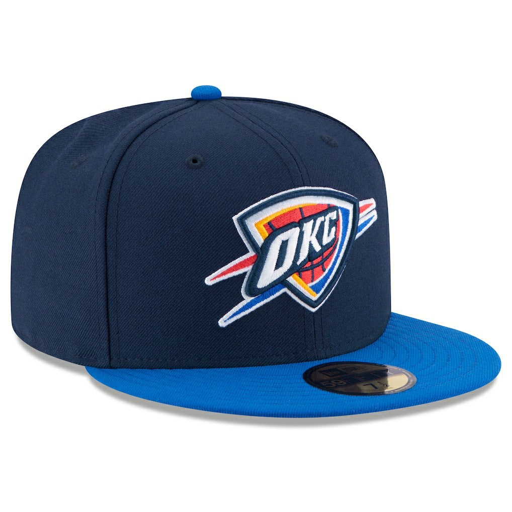 Oklahoma City Thunder Team Color 2Tone 59FIFTY Fitted Hat Navy/Royal | New Era online