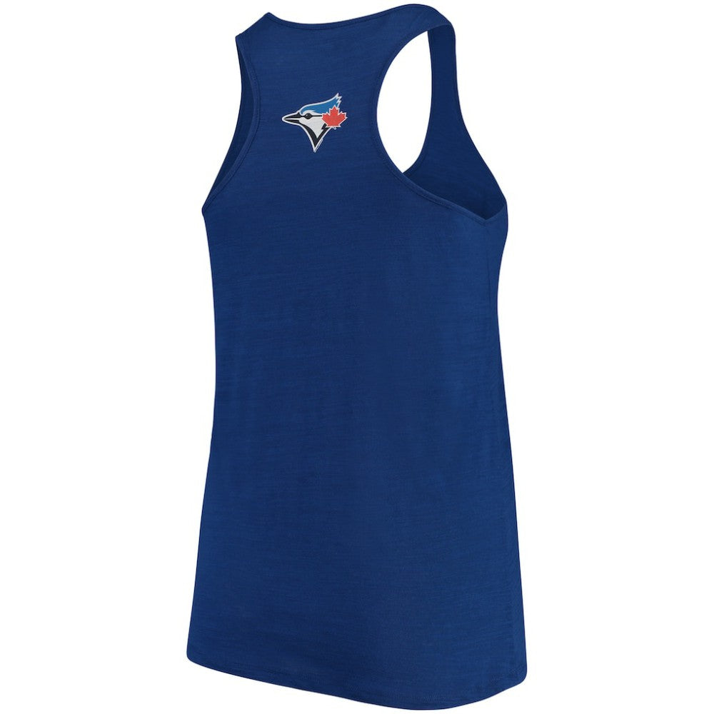 Toronto Blue Jays Soft as a Grape Women's Plus Size Swing for the Fences Racerback Tank Top - Royal - MLB Sale