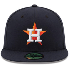 Houston Astros New Era Home Authentic Collection On Field 59FIFTY Performance Fitted Hat - Navy - New Era on Sale