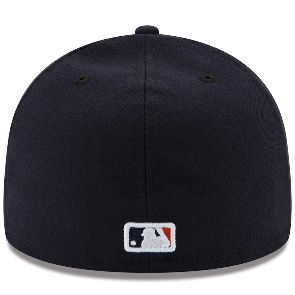 Houston Astros New Era Road Authentic Collection On Field 59FIFTY Performance Fitted Hat - Navy/Orange - New Era Sale