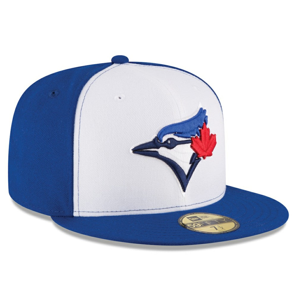 Toronto Blue Jays New Era 2017 Authentic Collection On-Field 59FIFTY Fitted Hat - White/Royal - New Era Discount