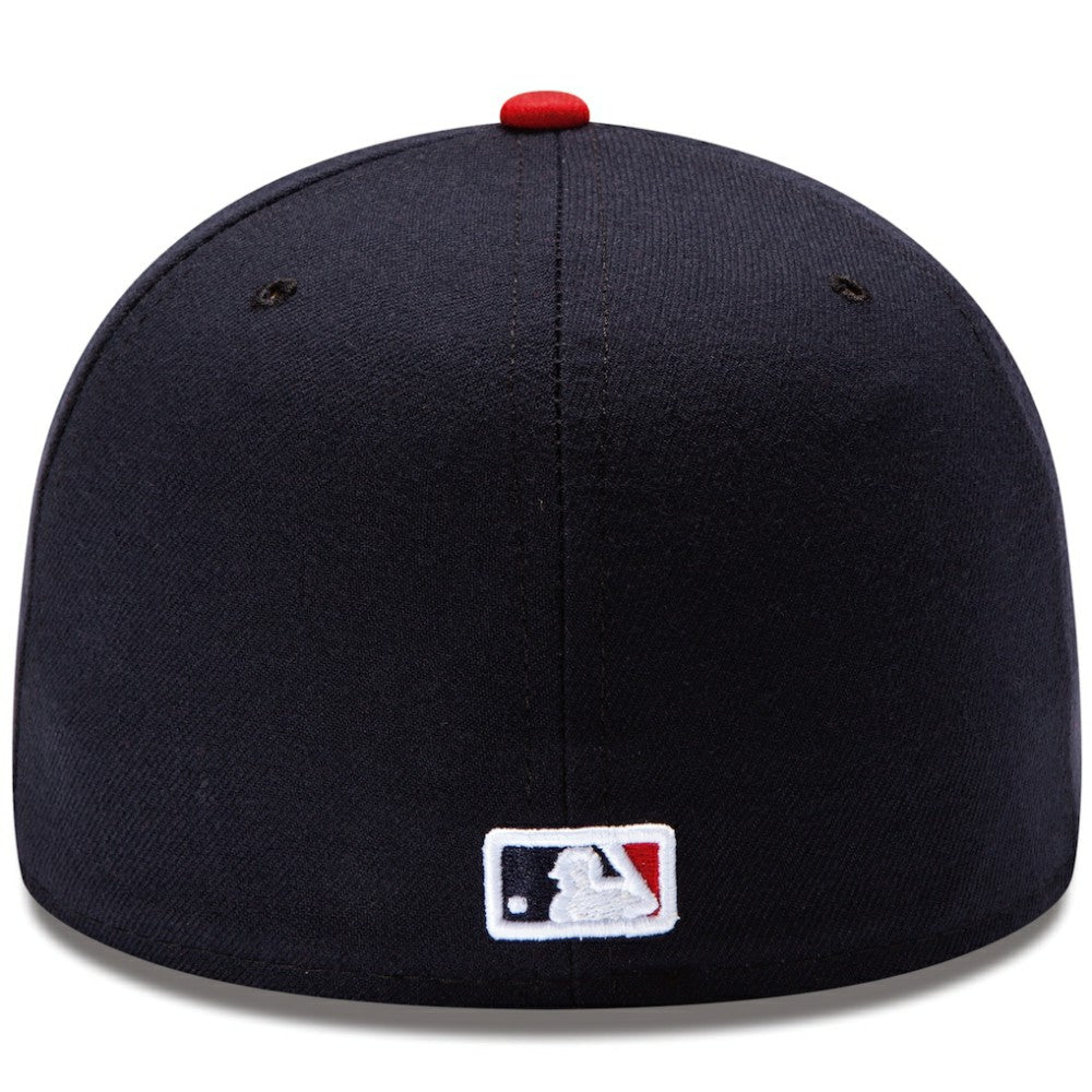 Atlanta Braves New Era Home Authentic Collection On-Field 59FIFTY Fitted Hat - Navy/Red - New Era Discount