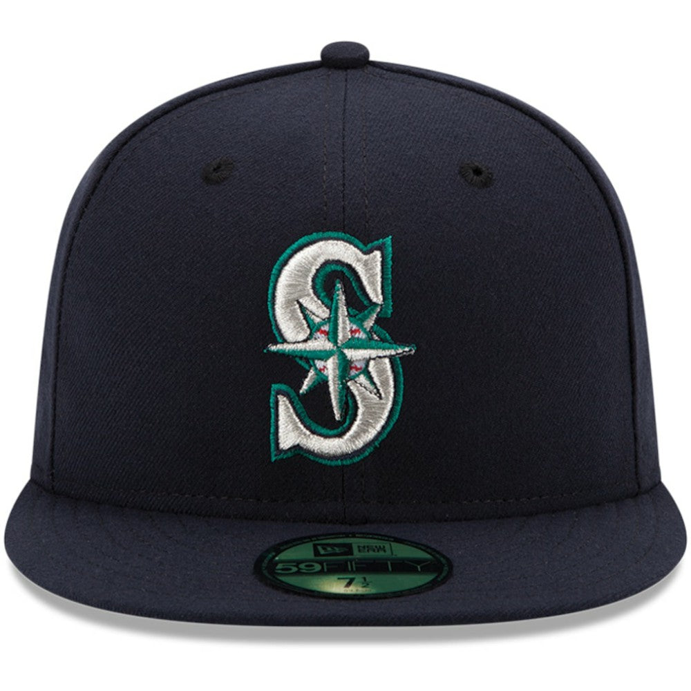 Seattle Mariners New Era Authentic Collection On Field 59FIFTY Fitted Hat - Navy - New Era on Sale