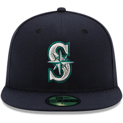Seattle Mariners New Era Authentic Collection On Field 59FIFTY Fitted Hat - Navy - New Era on Sale