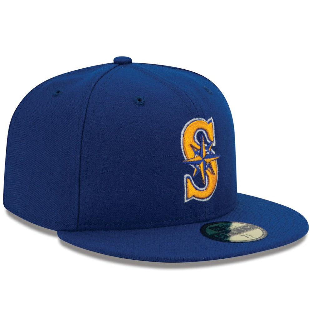 Seattle Mariners New Era Alternate 2 Authentic On Field 59FIFTY Fitted Hat - Royal - New Era on Sale