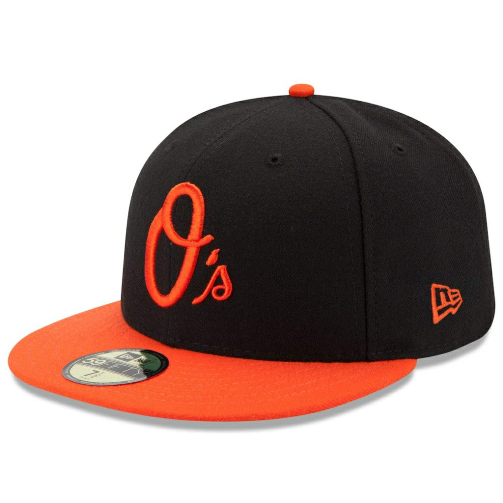 Baltimore Orioles New Era Alternate Authentic Collection On Field 59FIFTY Performance Fitted Hat - Black/Orange - New Era on Sale