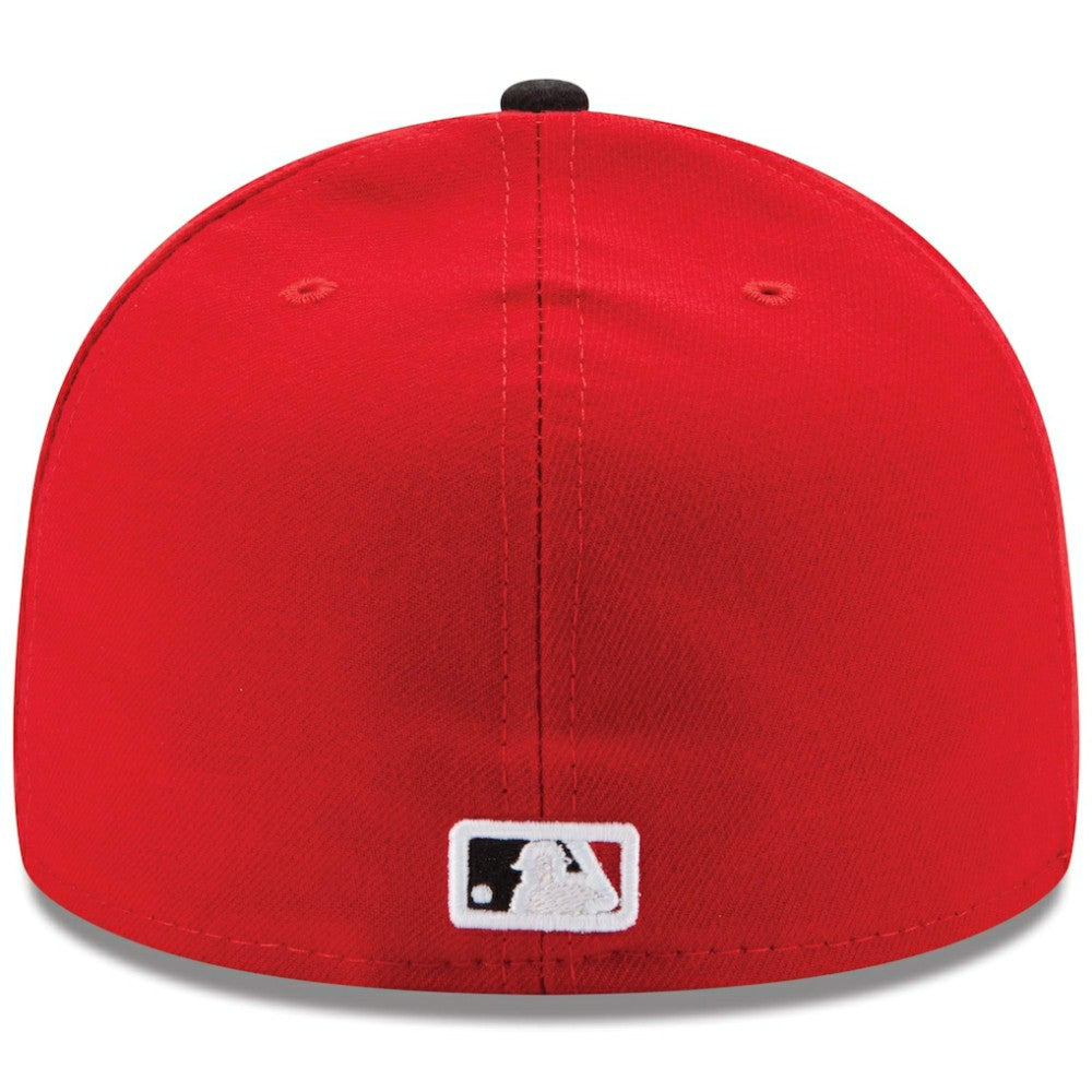 Cincinnati Reds New Era Road Authentic Collection On-Field 59FIFTY Fitted Hat - Red/Black - New Era Online