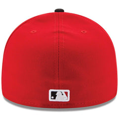 Cincinnati Reds New Era Road Authentic Collection On-Field 59FIFTY Fitted Hat - Red/Black - New Era Online