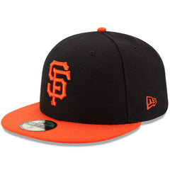 San Francisco Giants New Era Authentic Collection On-Field 59FIFTY Fitted Hat - Black/Orange - New Era Discount