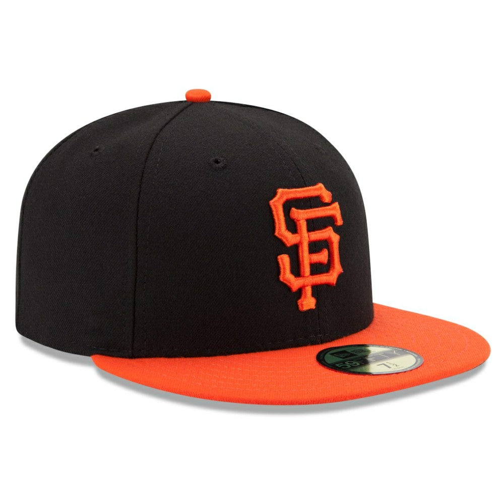 San Francisco Giants New Era Authentic Collection On-Field 59FIFTY Fitted Hat - Black/Orange - New Era Discount
