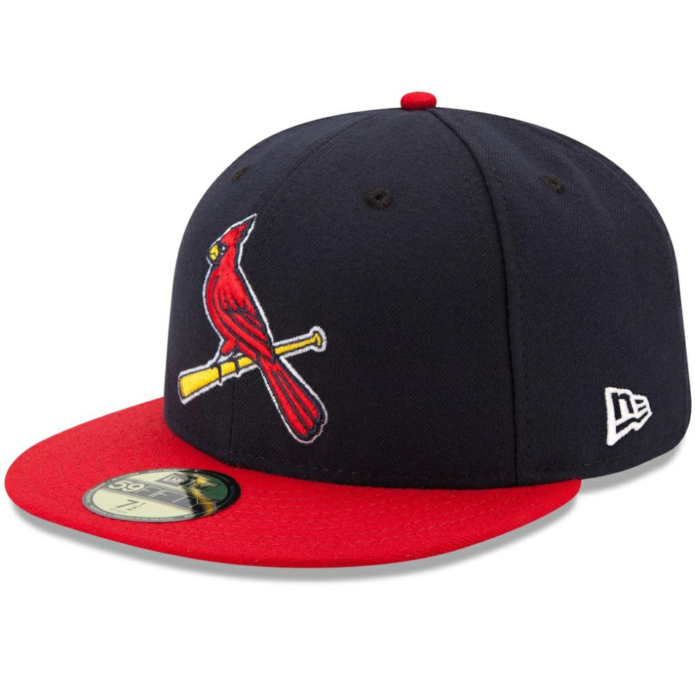 St. Louis Cardinals New Era Alternate 2 Authentic Collection On-Field 59FIFTY Fitted Hat - Navy/Red - New Era Sale