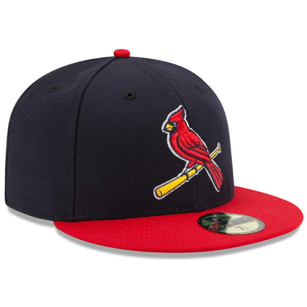 St. Louis Cardinals New Era Alternate 2 Authentic Collection On-Field 59FIFTY Fitted Hat - Navy/Red - New Era Sale