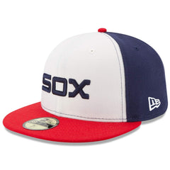 Chicago White Sox New Era Authentic Collection On-Field 59FIFTY Fitted Hat - White/Red - New Era Online