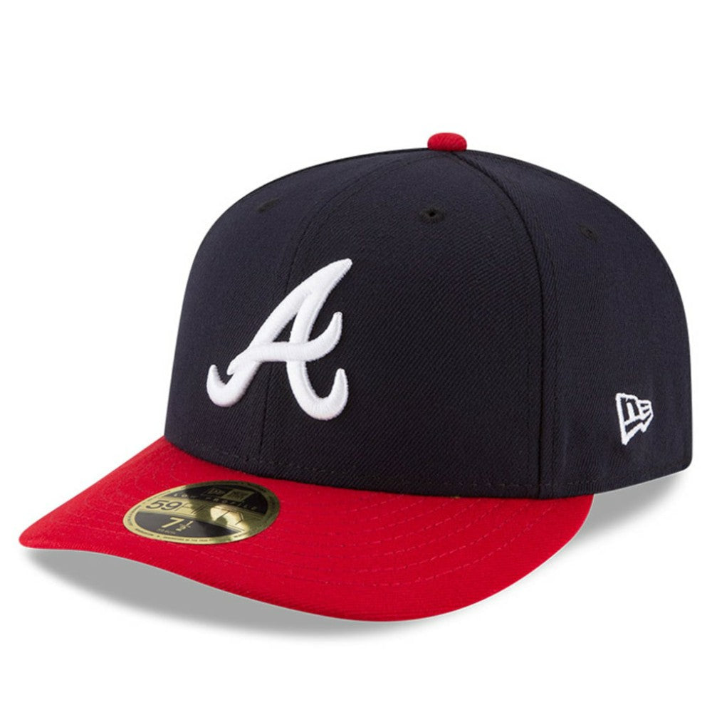Atlanta Braves New Era Home Authentic Collection On-Field Low Profile 59FIFTY Fitted Hat - Navy/Red - New Era Sale