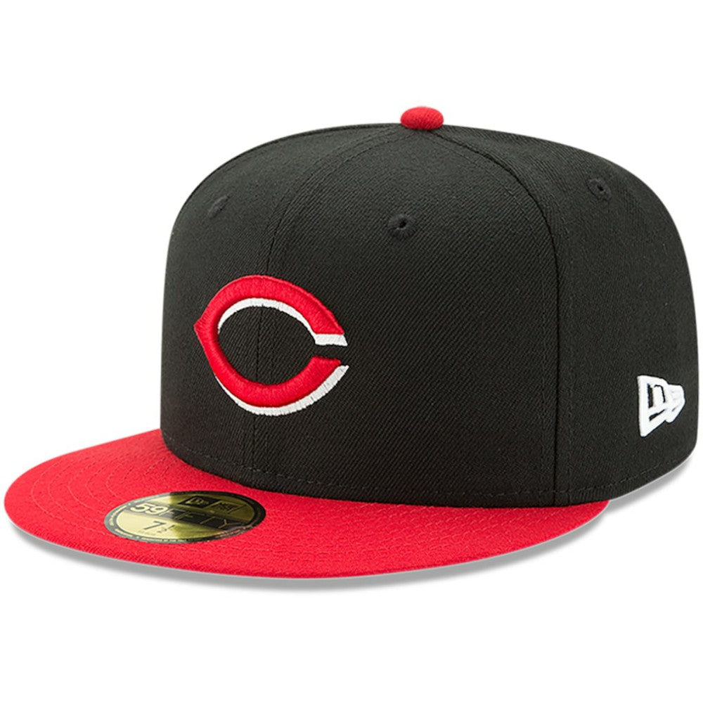 Cincinnati Reds New Era Alternate Authentic Collection On-Field 59FIFTY Fitted Hat - Black/Red - New Era Sale