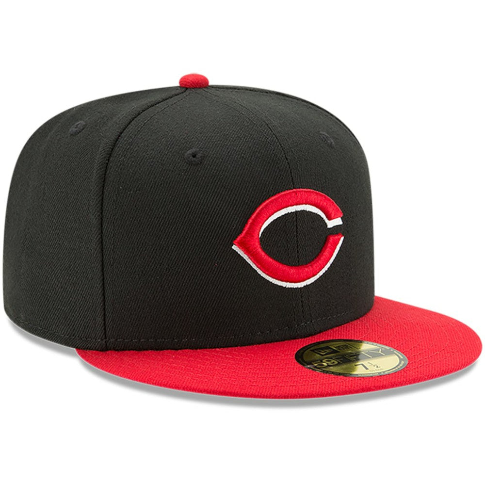 Cincinnati Reds New Era Alternate Authentic Collection On-Field 59FIFTY Fitted Hat - Black/Red - New Era Sale
