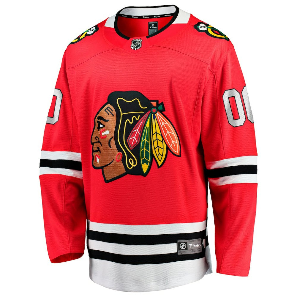Chicago Blackhawks Fanatics Home Breakaway Custom Jersey - Red - NHL 2666912