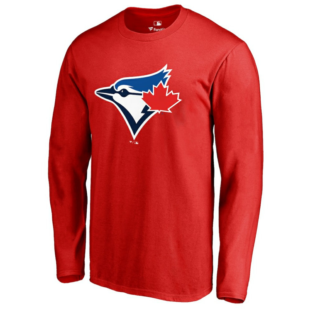 Toronto Blue Jays Logo Long Sleeve T-Shirt - Red - MLB Online
