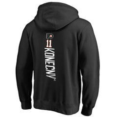 Travis Konecny Philadelphia Flyers Backer Pullover Hoodie - Black - NHL 2688643