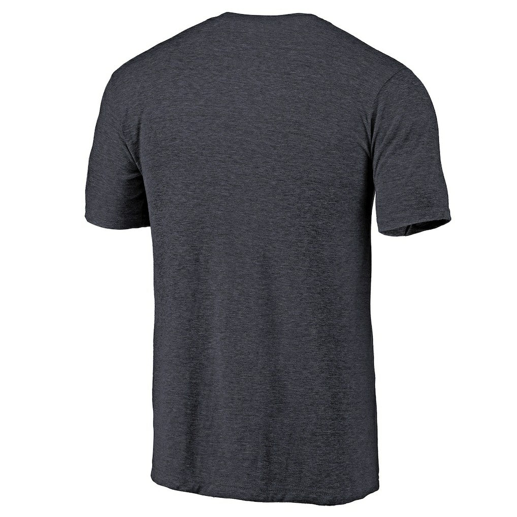Los Angeles Chargers Throwback Logo Tri-Blend T-Shirt Navy