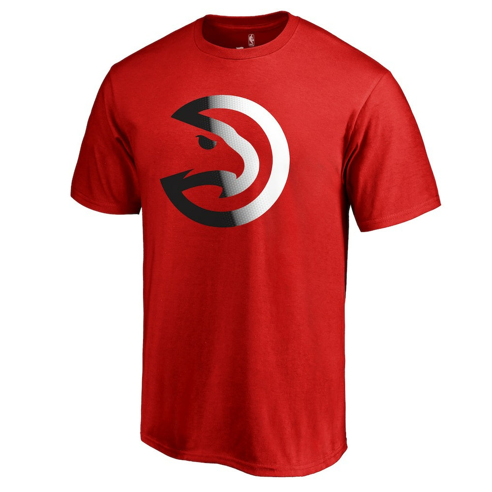 Atlanta Hawks Gradient Logo T-Shirt Red