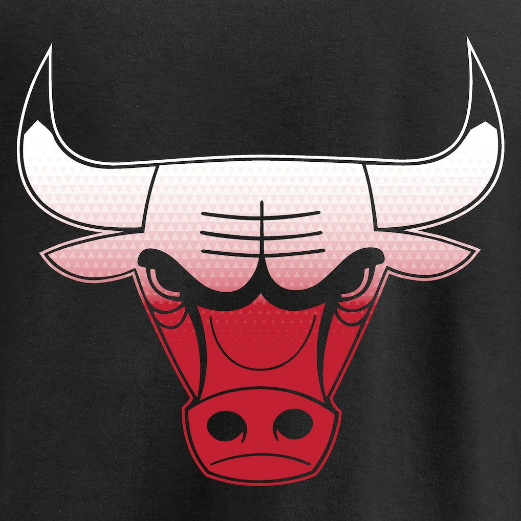 Chicago Bulls Gradient Logo T-Shirt Black