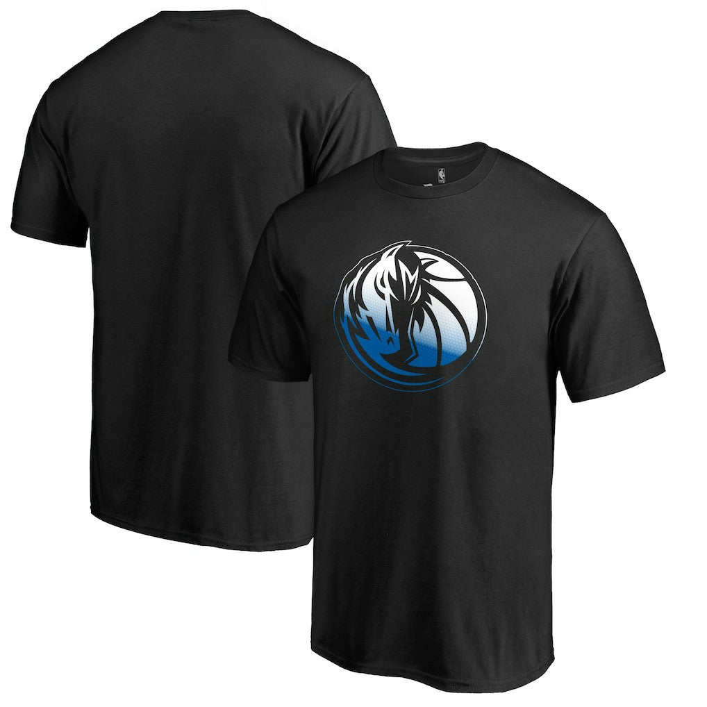Dallas Mavericks Gradient Logo T-Shirt Black