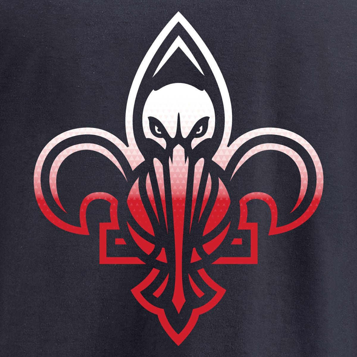 New Orleans Pelicans Gradient Logo T-Shirt Navy