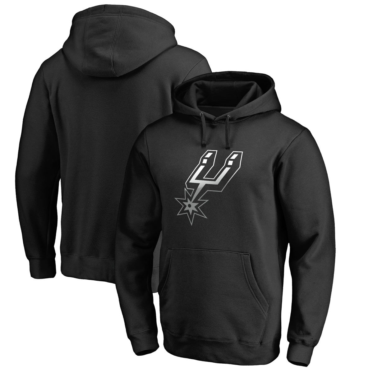 San Antonio Spurs Gradient Logo Pullover Hoodie Black