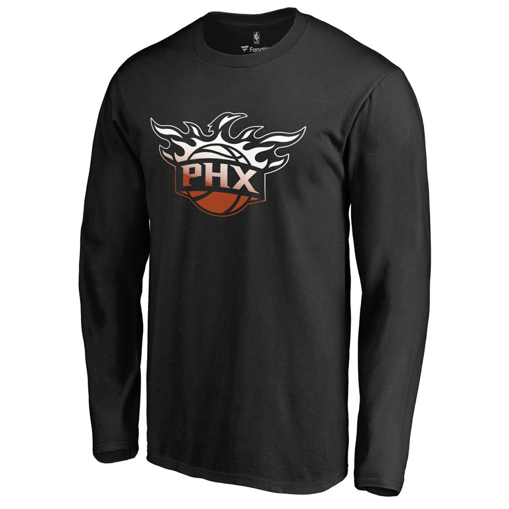Phoenix Suns Gradient Logo Long Sleeve T-Shirt Black