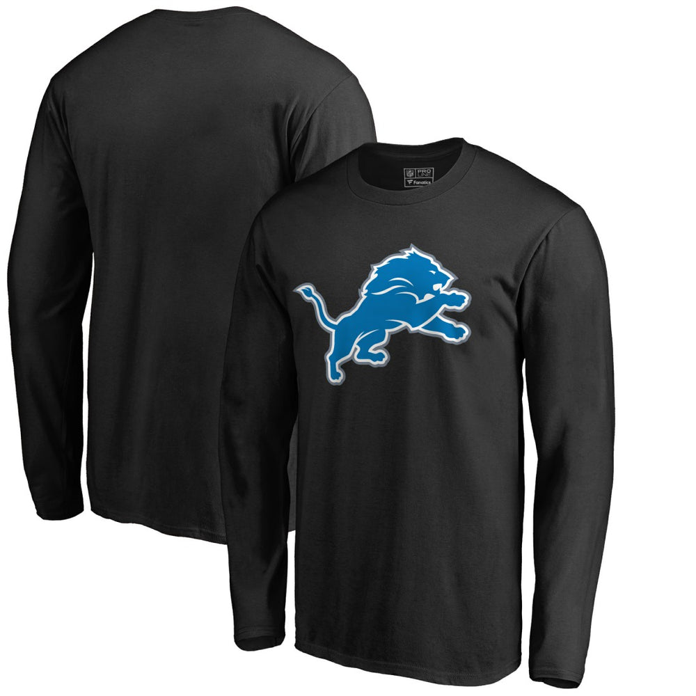 Detroit Lions Primary Logo T-Shirt Black