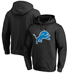Detroit Lions Primary Logo 2 Pullover Hoodie Black