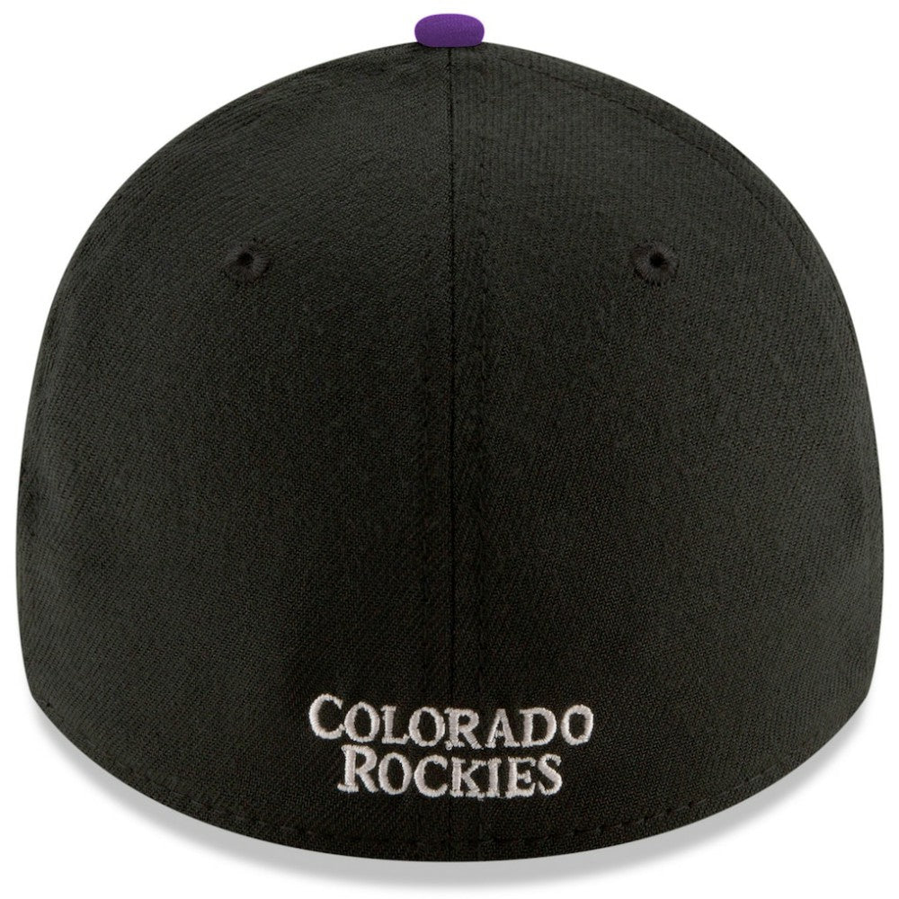 Colorado Rockies New Era Game Team Classic 39THIRTY Flex Hat - Black - New Era Lifestyle