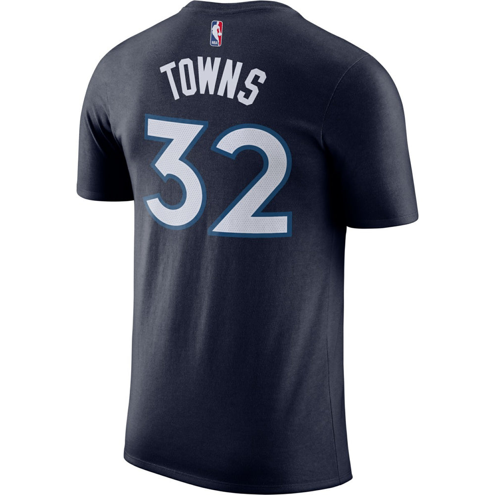 Karl-Anthony Towns Minnesota Timberwolves Name & Number Performance T-Shirt Blue | Nike Lifestyle