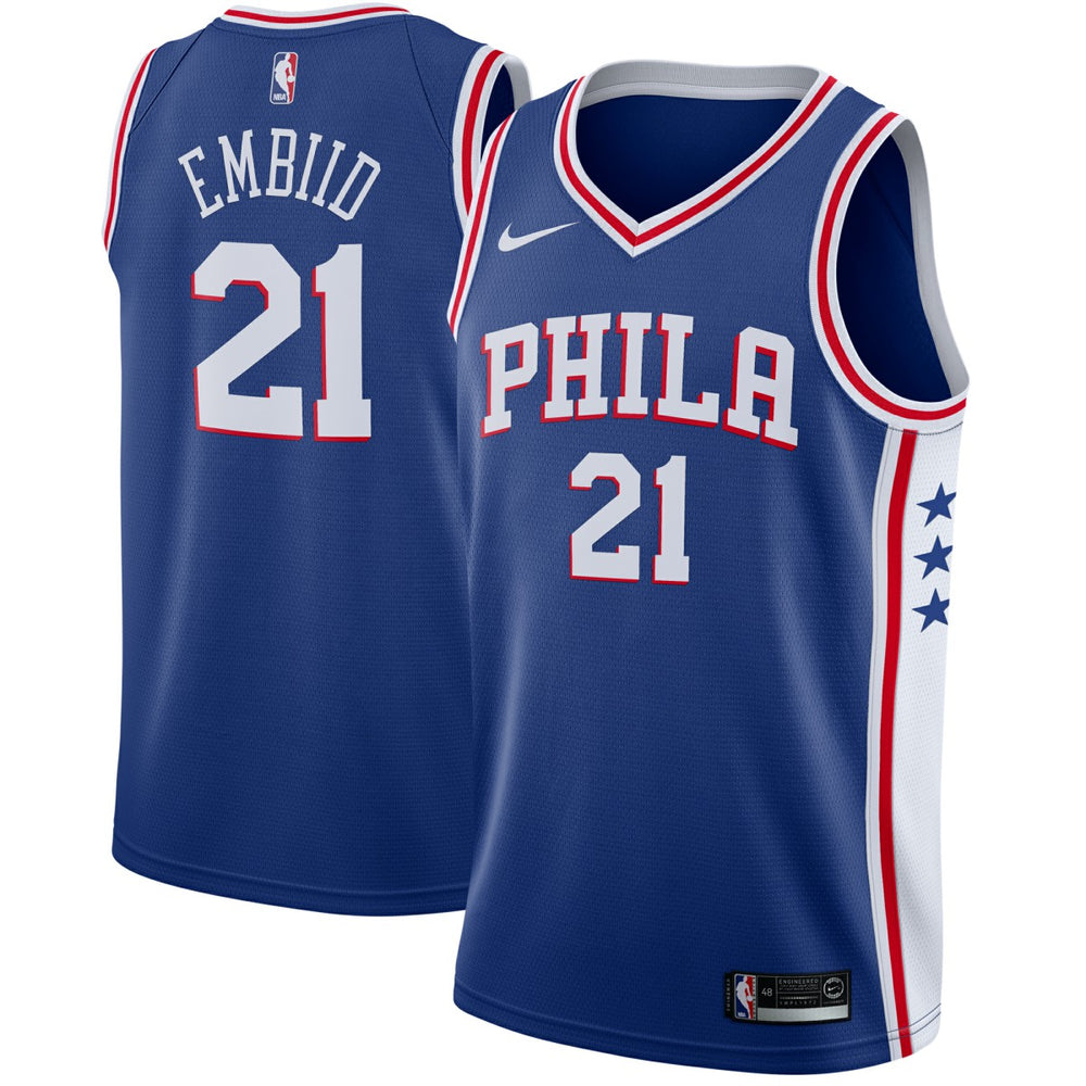 Joel Embiid Philadelphia 76ers Swingman Jersey Royal Icon Edition | Nike Near Me