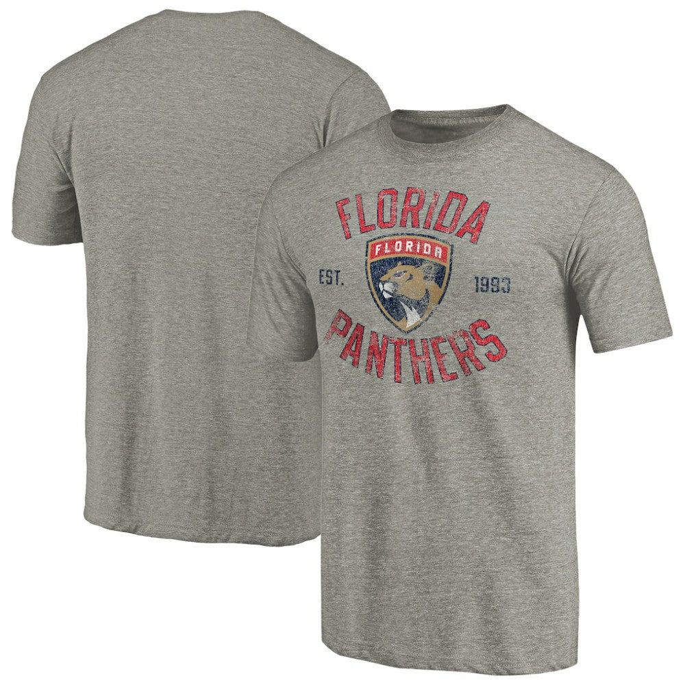 Florida Panthers Heritage Tri-Blend T-Shirt - Ash - NHL 2711927