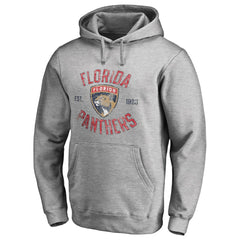 Florida Panthers Heritage Pullover Hoodie - Ash - NHL 2711929