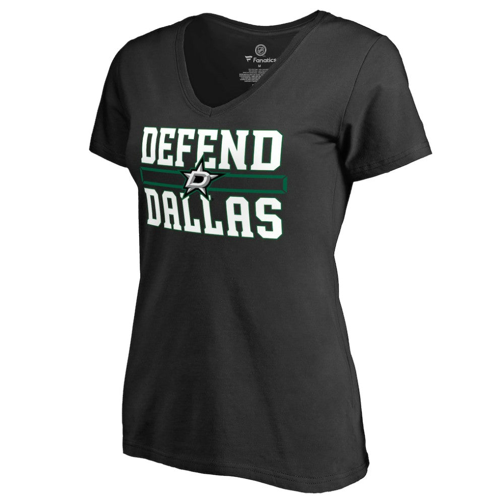 Dallas Stars Women's Hometown Collection Defend T-Shirt - Black - NHL 2716613