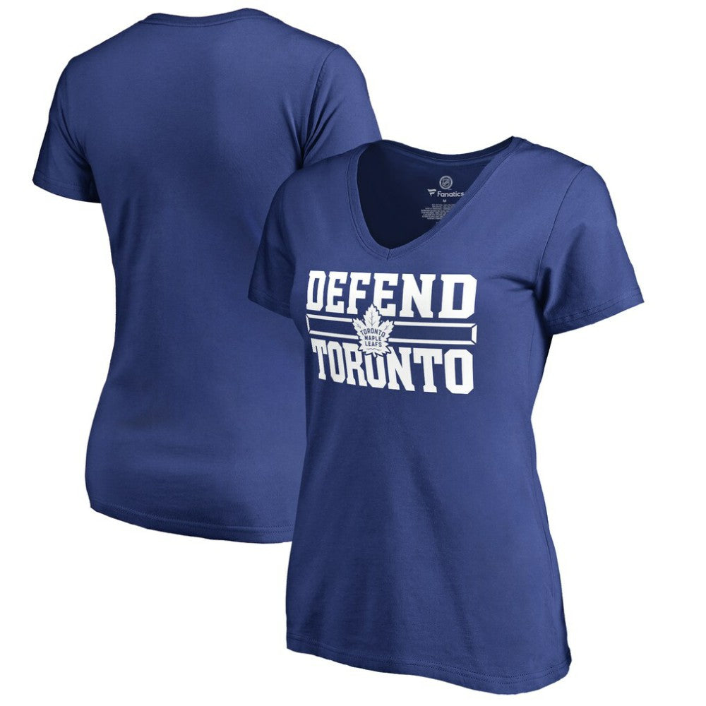 Toronto Maple Leafs Women's Hometown Collection Defend T-Shirt - Royal - NHL 2716627