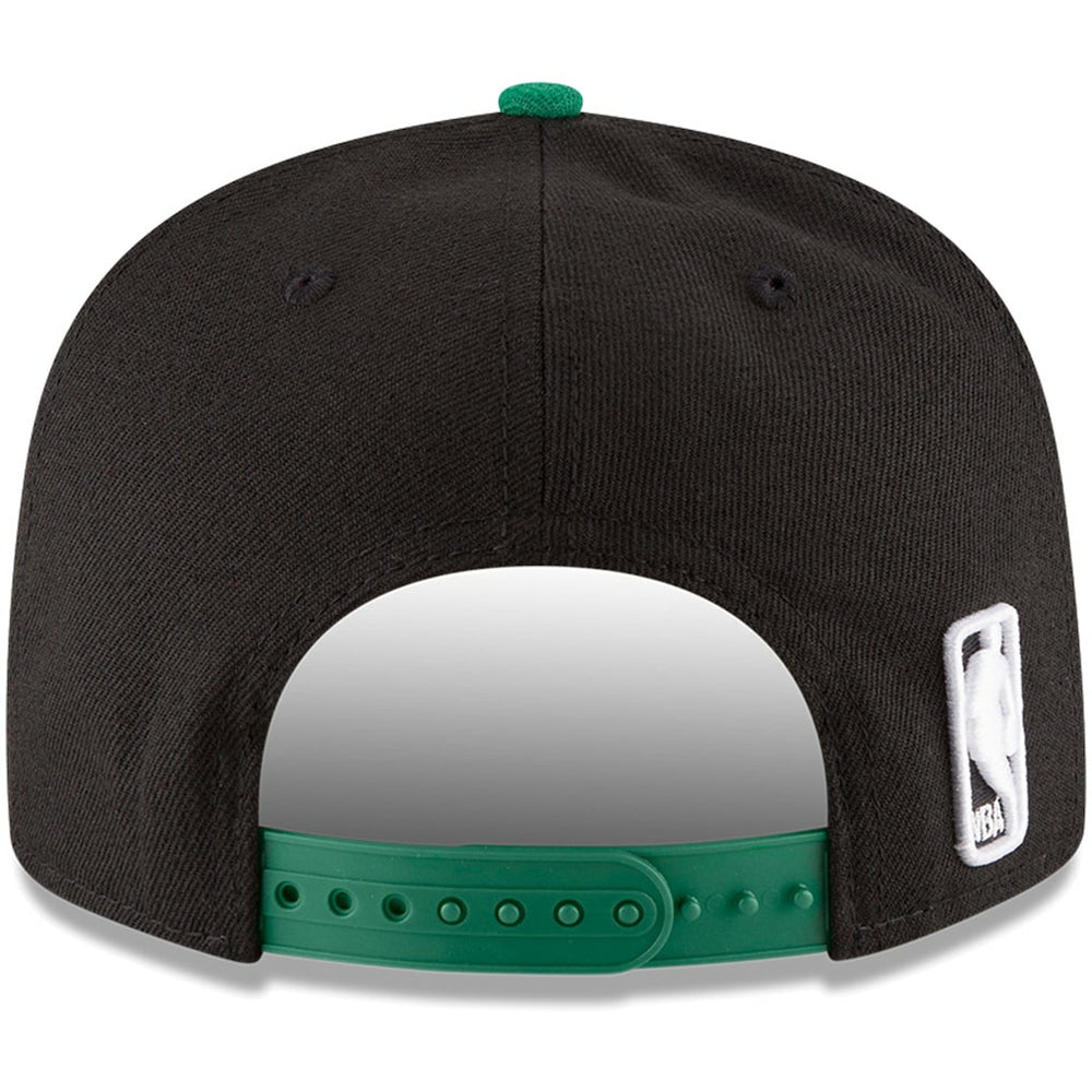 Boston Celtics 2-Tone 9FIFTY Adjustable Snapback Hat Black/Kelly Green | New Era Lifestyle
