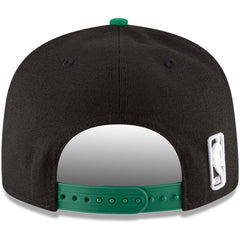 Boston Celtics 2-Tone 9FIFTY Adjustable Snapback Hat Black/Kelly Green | New Era Lifestyle