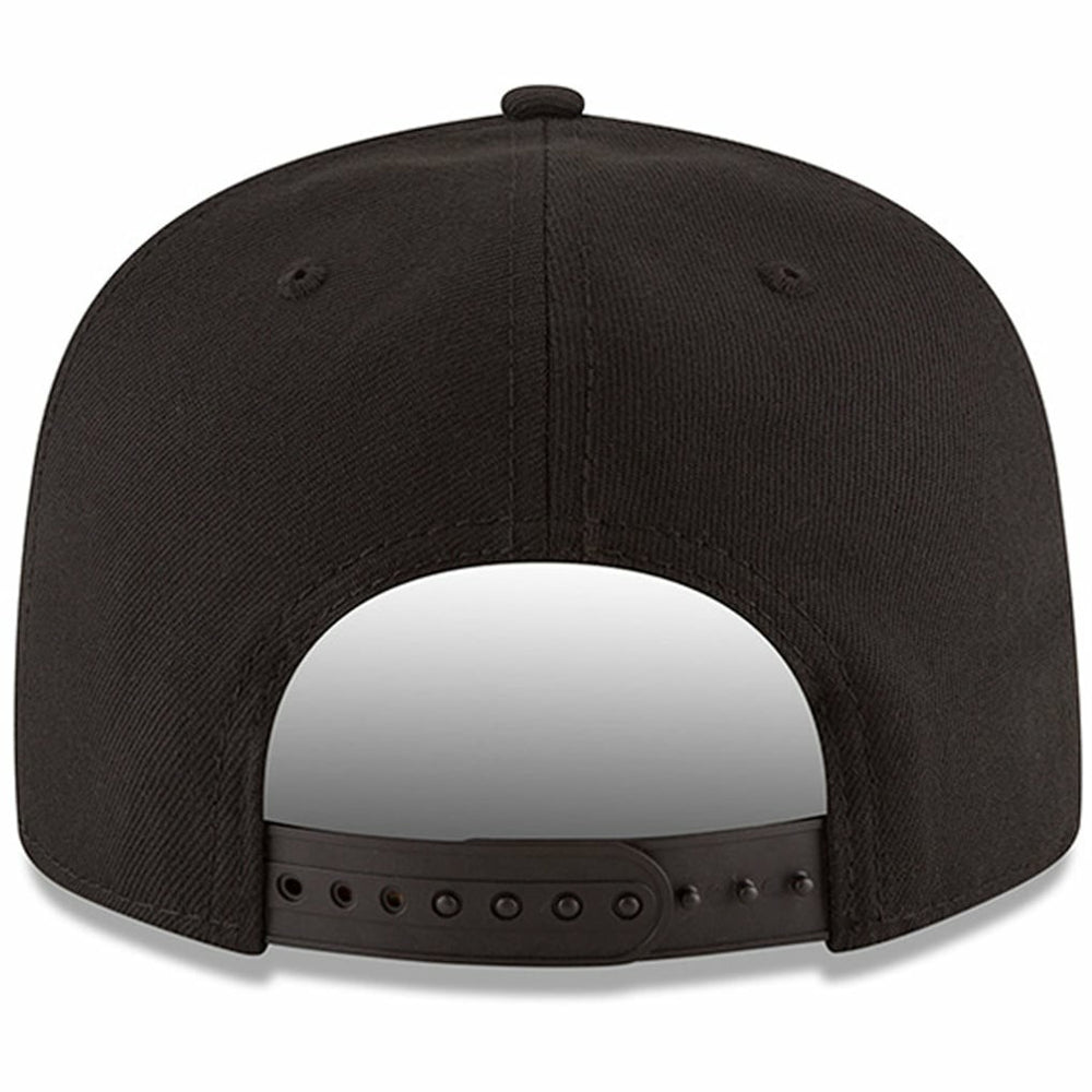 Atlanta Hawks Black & White Logo 9FIFTY Adjustable Snapback Hat Black | New Era Lifestyle