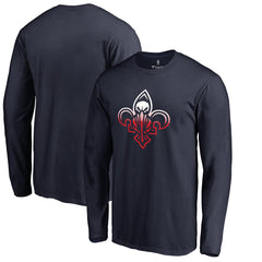 New Orleans Pelicans Gradient Logo Long Sleeve T-Shirt Navy